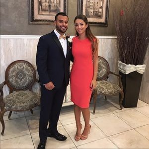 Vince camuto sheath dress. Pink/coral color